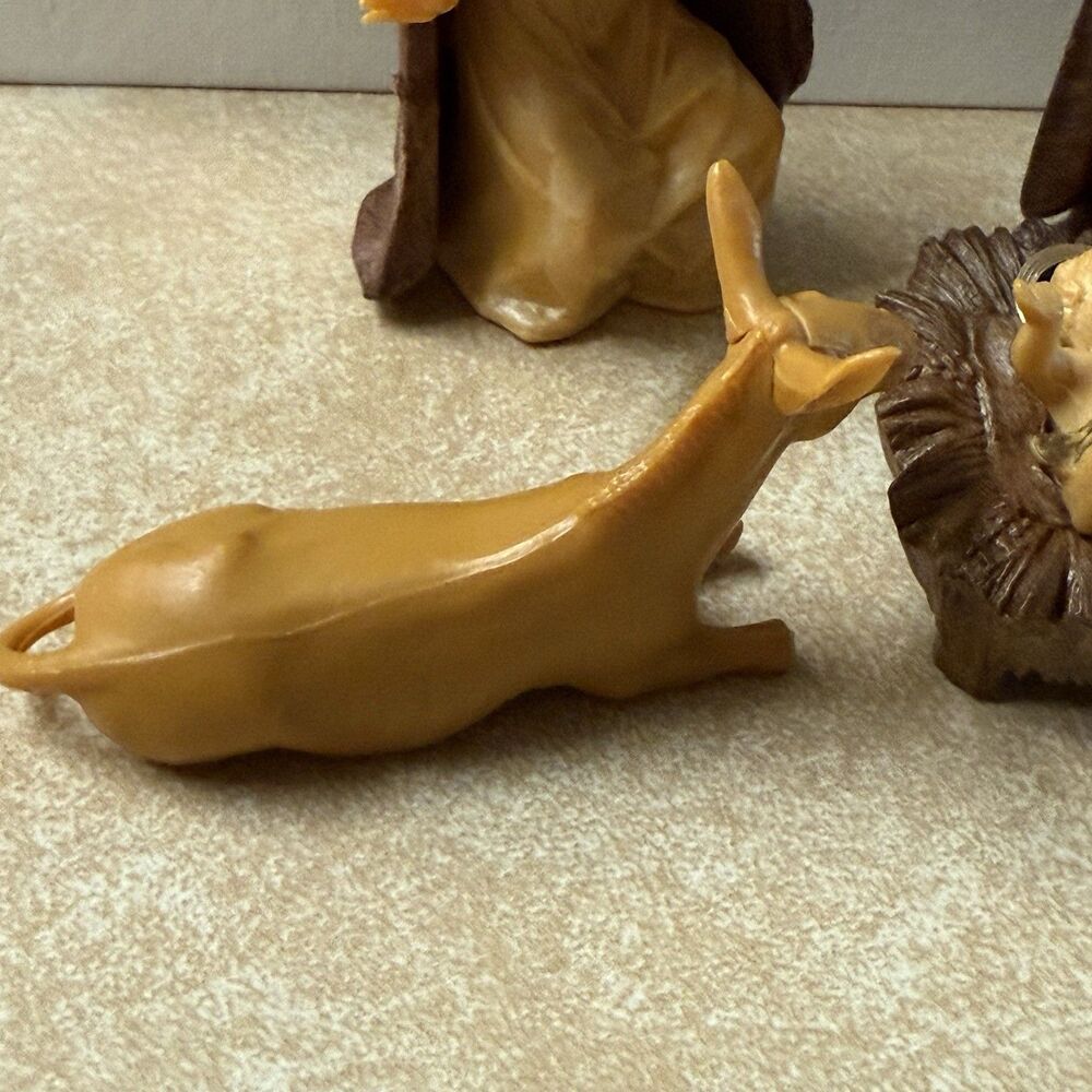 Vintage Depose Italy Christmas Nativity set, 10 PCs. Vintage Plastic - Picture 7 of 16